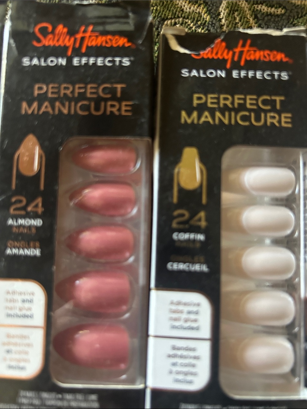 Sally Hansen Perfect Manicure Press-On Nails - Assorted Neutral & Pink Shades - Picture 3 of 4